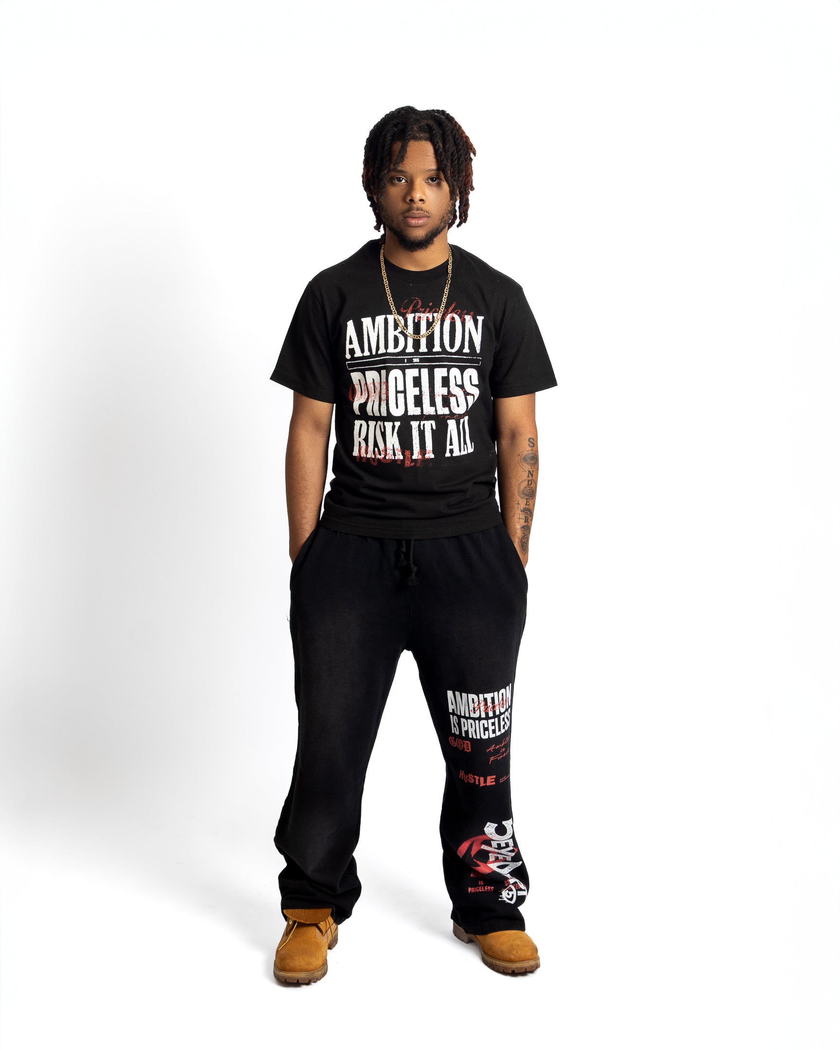 5eye Dept. wide leg sweats