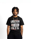 Black risk it all tees