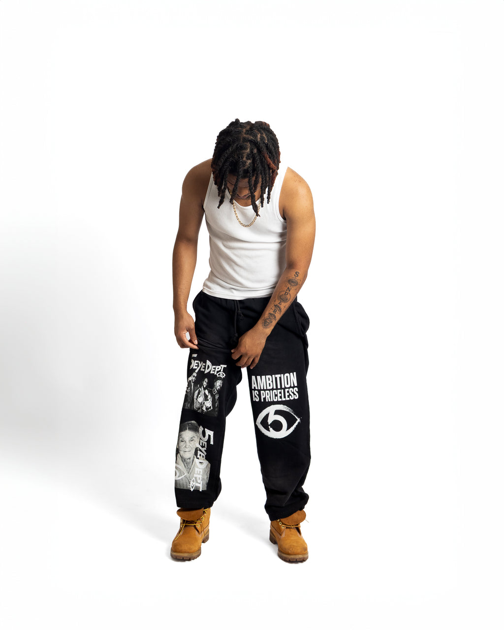 5eye Dept. wide leg sweats
