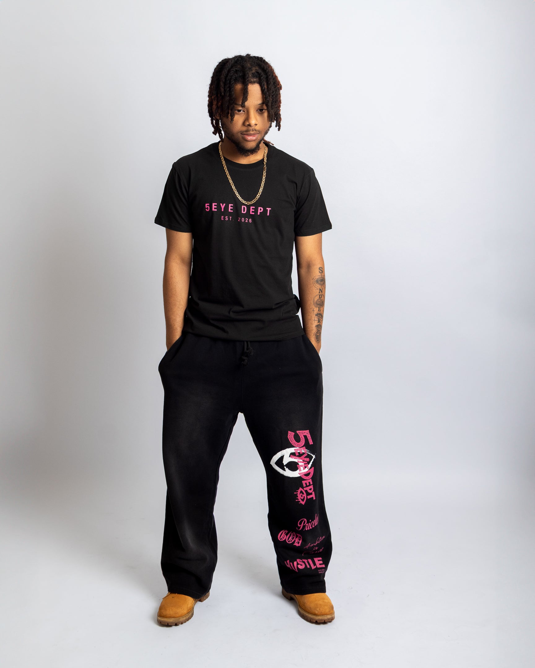 5eye Dept. wide leg sweats