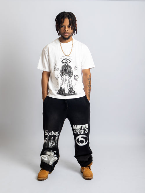 5eye Dept. wide leg sweats