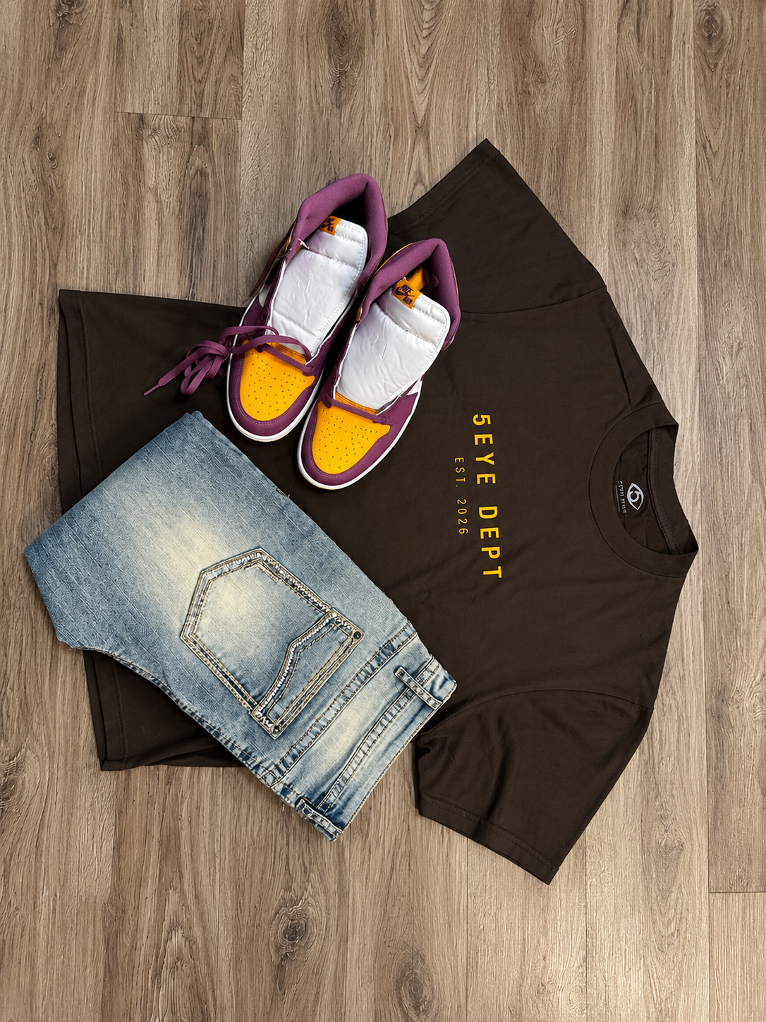Fall brown tee